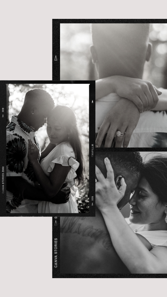 Monochrome Couple Photos Polaroid Film Frames Instagram Story 2