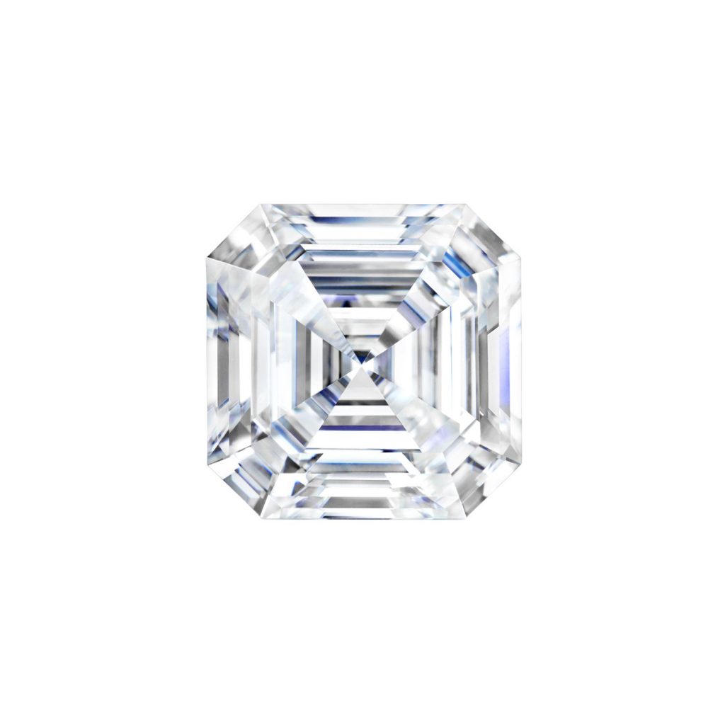 Asscher Moissanite 7 moissanite asscher