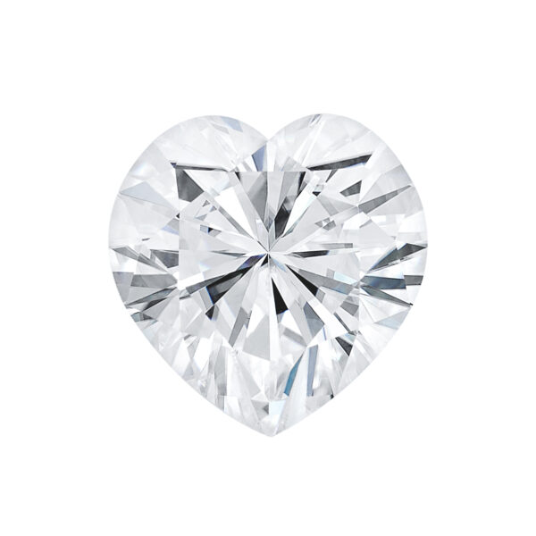 moissanite heart